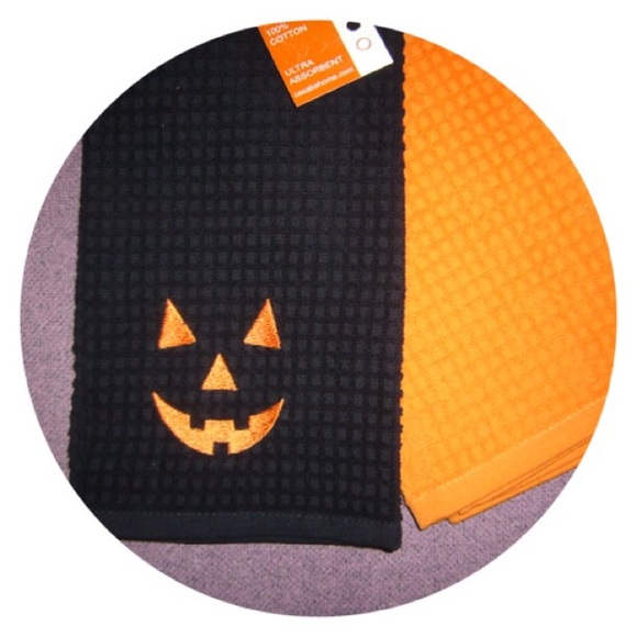 SALE🎃Jack-O-Lantern Face Dish Towel